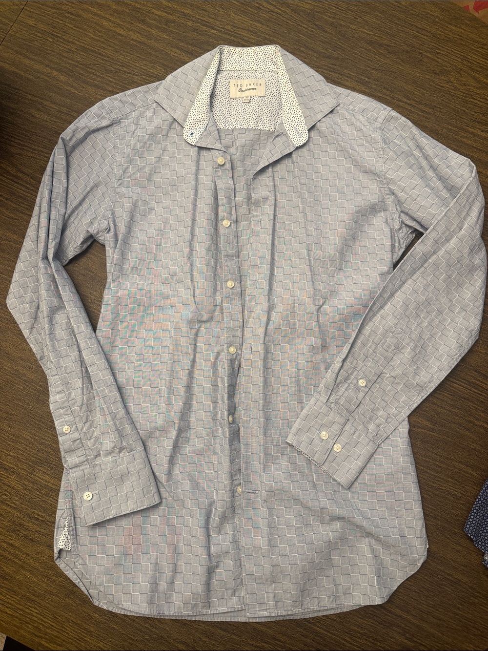 Ted Baker long sleeve pattern shirt